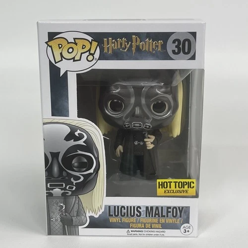 Funko Pop Harry Potter #30 Lucius Malfoy Death Eater Hot Topic Exc. - Box Damage