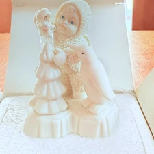 Dept 56 Snowbabies 'Make It Shine' Figurine BRAND NEW in BOX w/Swarovski stone