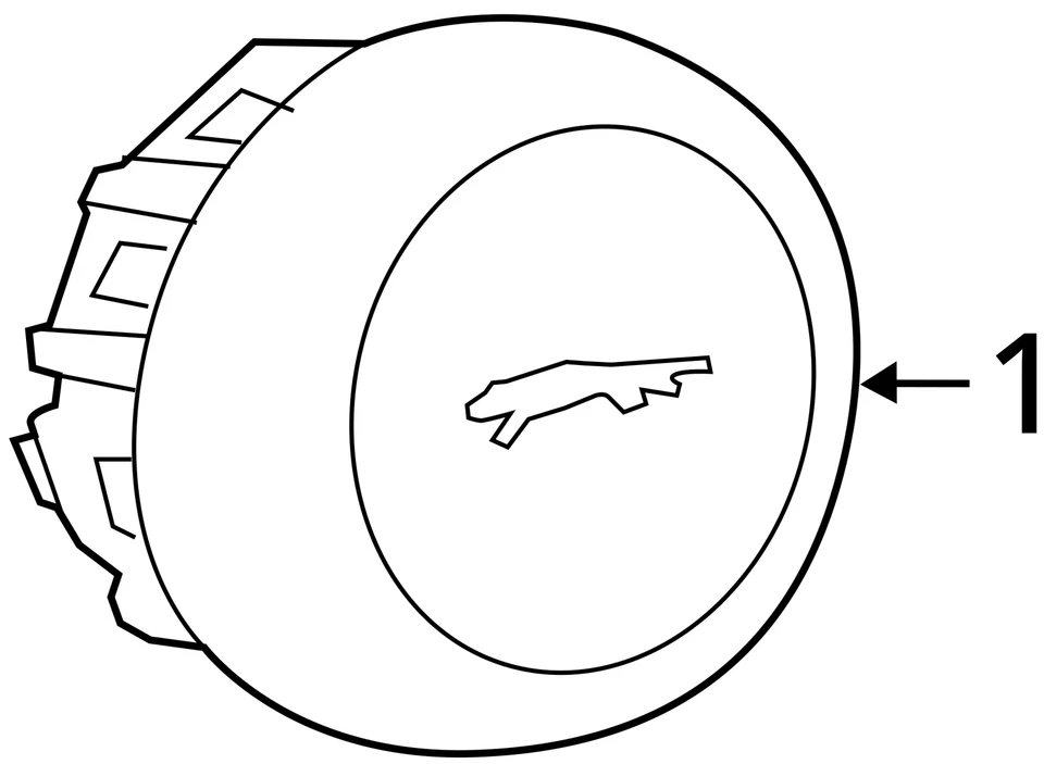Air Bag Driver Wheel Fits 17-19 XE 2995387 Foto 4 de 4