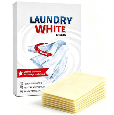 Powerful Stain Remover Brightening Fabric Laundry Cleaning Sheets