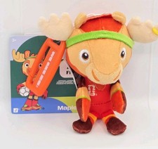 Brand New FIFA World Cup 2026 Mascot Plush Keychain Maple 4" Canada Moose