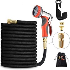 Upgraded Garden Hose 50FT 15M Expandable with Strongest Double Latex Core Water 