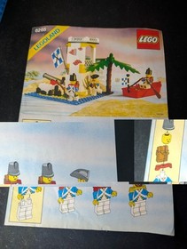 Lego 6265 Pirates I Sabre Island Complete Set Vintage Manual Minifigures