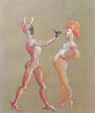 Leonor FINI: Prohibition, signed LITHOGRAPH, 1980 + certificate