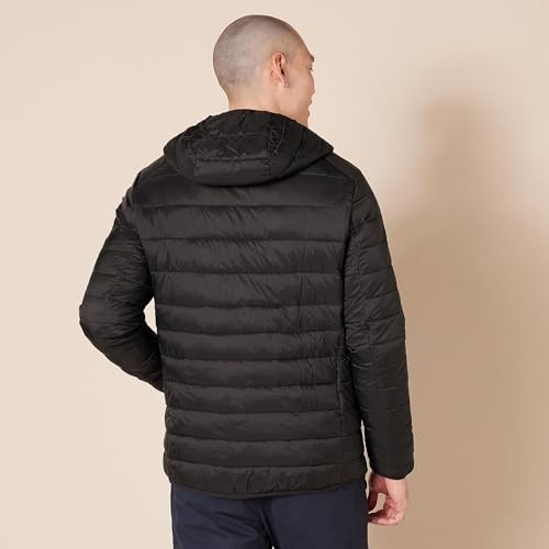 Piumino Pesante Uomo Essentials Con Cappuccio – Giacca Imbottita In Taffetà Impermeabile, Calda E Comoda