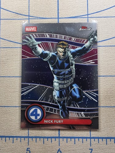 Nick Fury – 2026 Topps Finest Fantastic Four · Base Cards Uncommon #074 Nick Fury