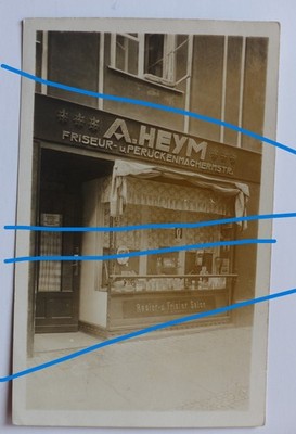 Königsberg i. Pr.: Friseur-Salon A. Heym (Theaterplatz 6), Foto-Ak 1924*