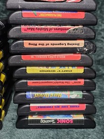 Sega Genesis Lot Of 34 Games