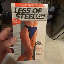 Legs of Steel 2000 VHS Fitness Aerobics Workout Platinum Series