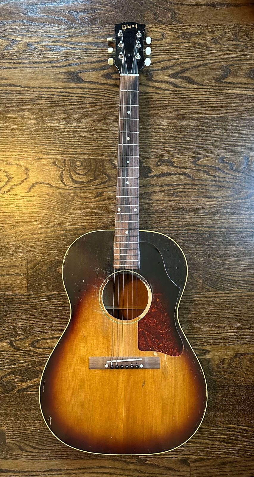 Vintage 1957 Gibson LG-1 Sunburst Acoustic Guitar
