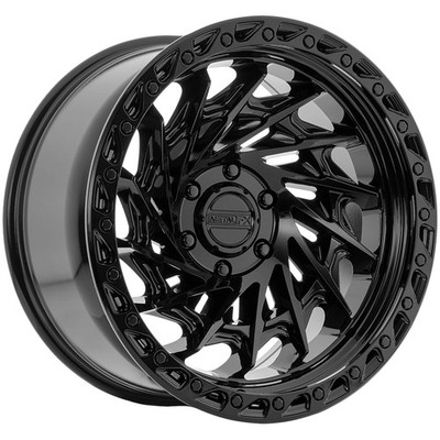 Metal FX Typhoon Truck 20x9 6x135 +0mm Gloss Black Wheel Rim 20'' Inch