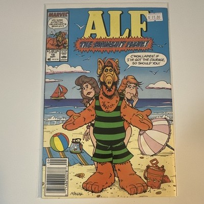 ALF #19 The Swimsuit Issue! Newsstand Edition! Alien Life Form 1989 Marvel