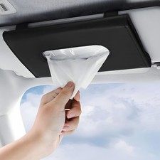 Car Tissue Holder for Visor, Tissue Organizer for Cars with Lotion Facial