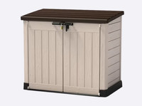 Keter Store-It Out Max Outdoor Garden Plastic Storage Box Brown 1200L