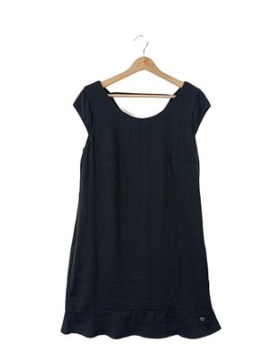 LISA TOSSA Tunikakleid Damen Kleid Gr. DE 38 schwarz Casual-Look
