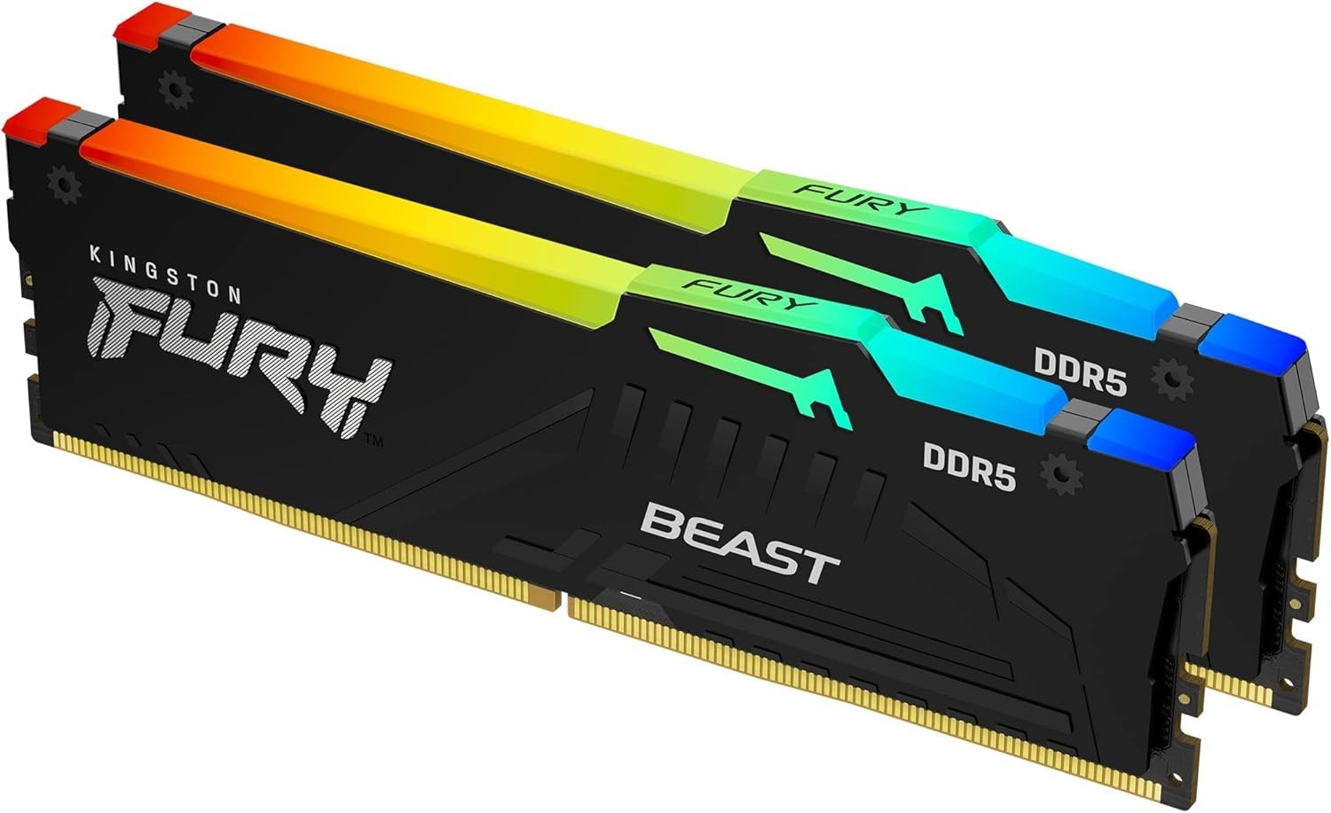 Kingston FURY Beast 64GB DDR5 5600MHz Kit (2x32GB) CL36 AMD EXPO, Intel XMP, RGB