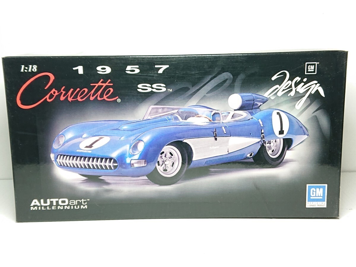 AUTOart Chevrolet Corvette C1 SS 1957 Blue 71051