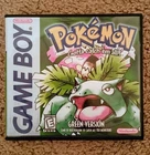Pokemon Green Version English Nintendo Gameboy Color w/ Case
