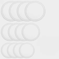 12 Pcs Reusable Pet Food Can Lids Tight Seal Plastic Covers for Dog Cat Food Can