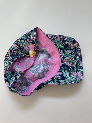 Lily Pulitzer Run Around Hat NEW Cumulus Blue - Picture 4 of 6