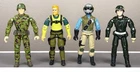 Lot of 4 Vintage GI Joe Action Figures - DAMAGED