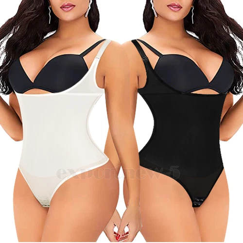 Fajas Colombianas Reductoras Levanta Cola Post-Surgery Slimmer Thong Body Shaper - Picture 1 of 27