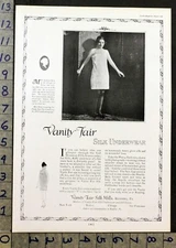 1919 KATHRYN PERRY ACTRESS ZIEGFELD VANITY FAIR FILM FASHION SILK MILL AD 32276