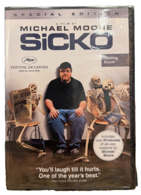 Sicko (DVD, 2007) A Film by Michael Moore New Factory Sealed  Epic Documentary