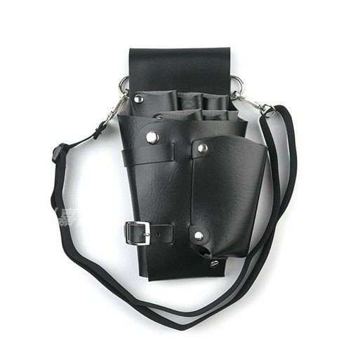 Hairdresser Scissor Holster Barber Tool Belt Bag Pu Leather Pouch Case New - Picture 4 of 6