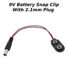 <!--F#f_0-->9V Battery Snap Clip Connector to 2.1mm DC Plug I Type - Perfect for Arduino Uno<!--F/-->