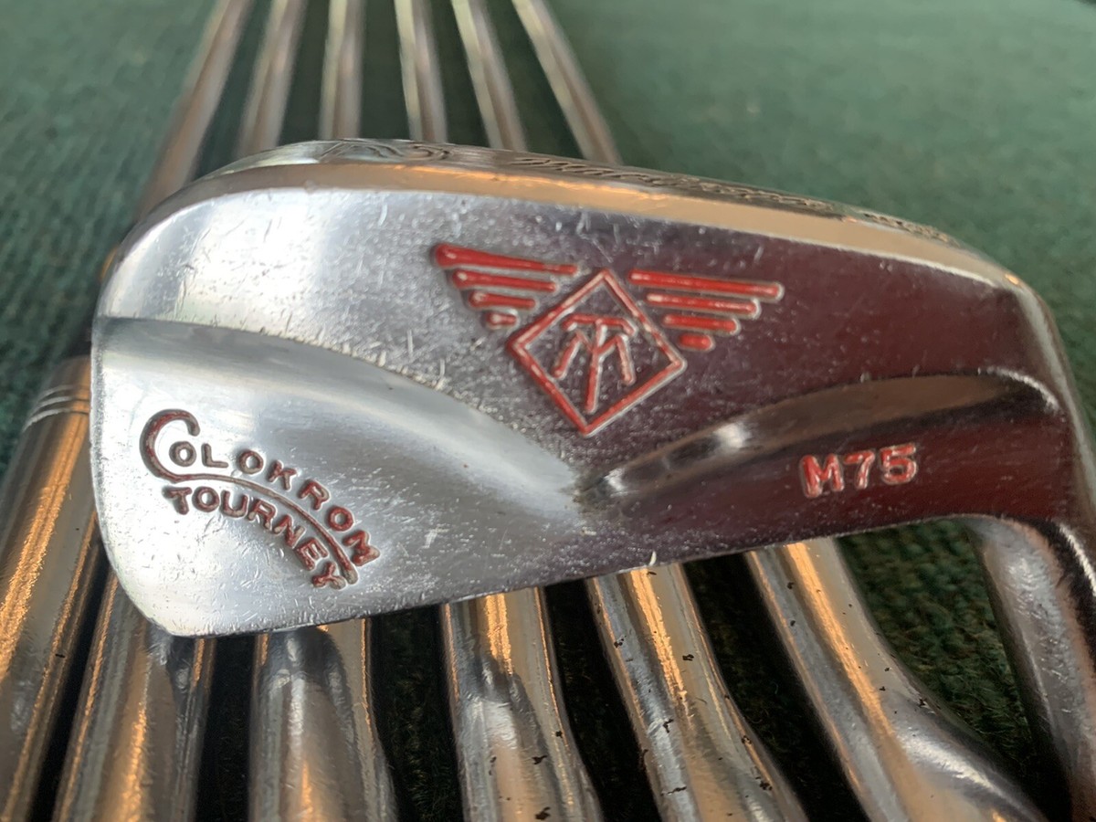 VINTAGE MACGREGOR TOURNEY COLOKROM M75 IRON SET - RH, 2-9 (No 7