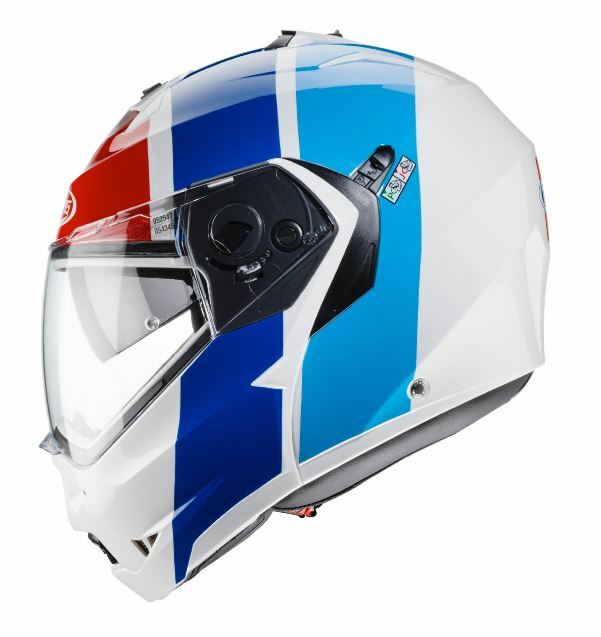 Casco Moto Caberg Duke II impatto colore Bianco/dunkelbau/azzurro |  Acquisti Online su eBay