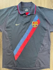 Original Authentic Nike FC Barcelona 2002/2003 Away Shirt Mens Medium