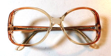 Vintage ELITE OPTICAL Beatrice Brown Fade 54/20 Eyeglass Frame New Old Stock N6