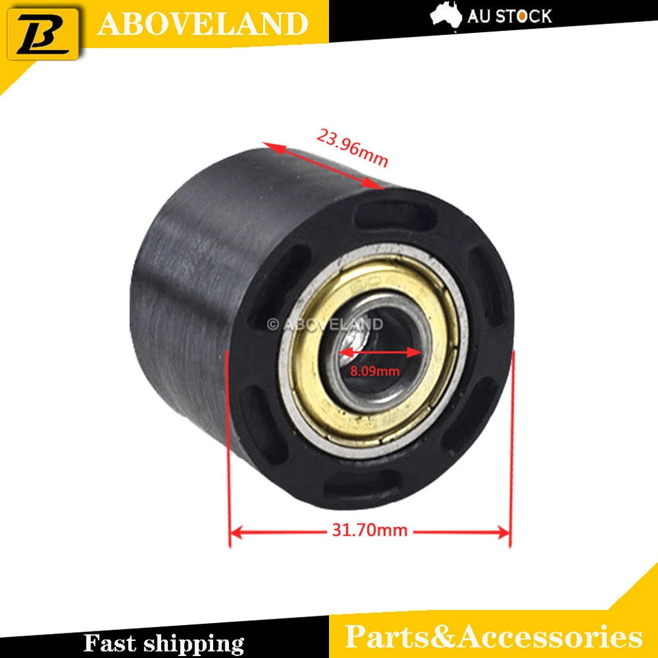 Rodillo de cadena 32 mm M8 motocicleta moto cross para Husqvarna WRE125 1995 Foto 2 de 2