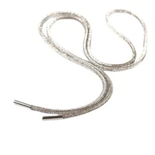 2Pcs DIY Rhinestone Diamante Shoelaces Strap Shiny Strings Sneakers Boots