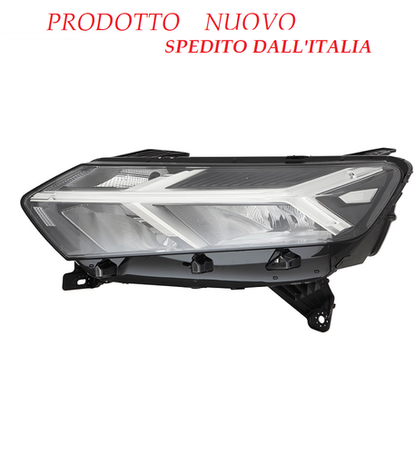 Faro Anteriore Sinistro Per Fiat Panda Dal 2012 - Luce Diurna, Compatibile, Lato Guidatore, Non Originale