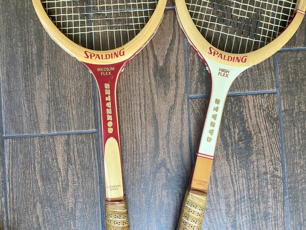Raquette De Tennis Vintage Spalding Casals Autograph Series - Bois, Belgique