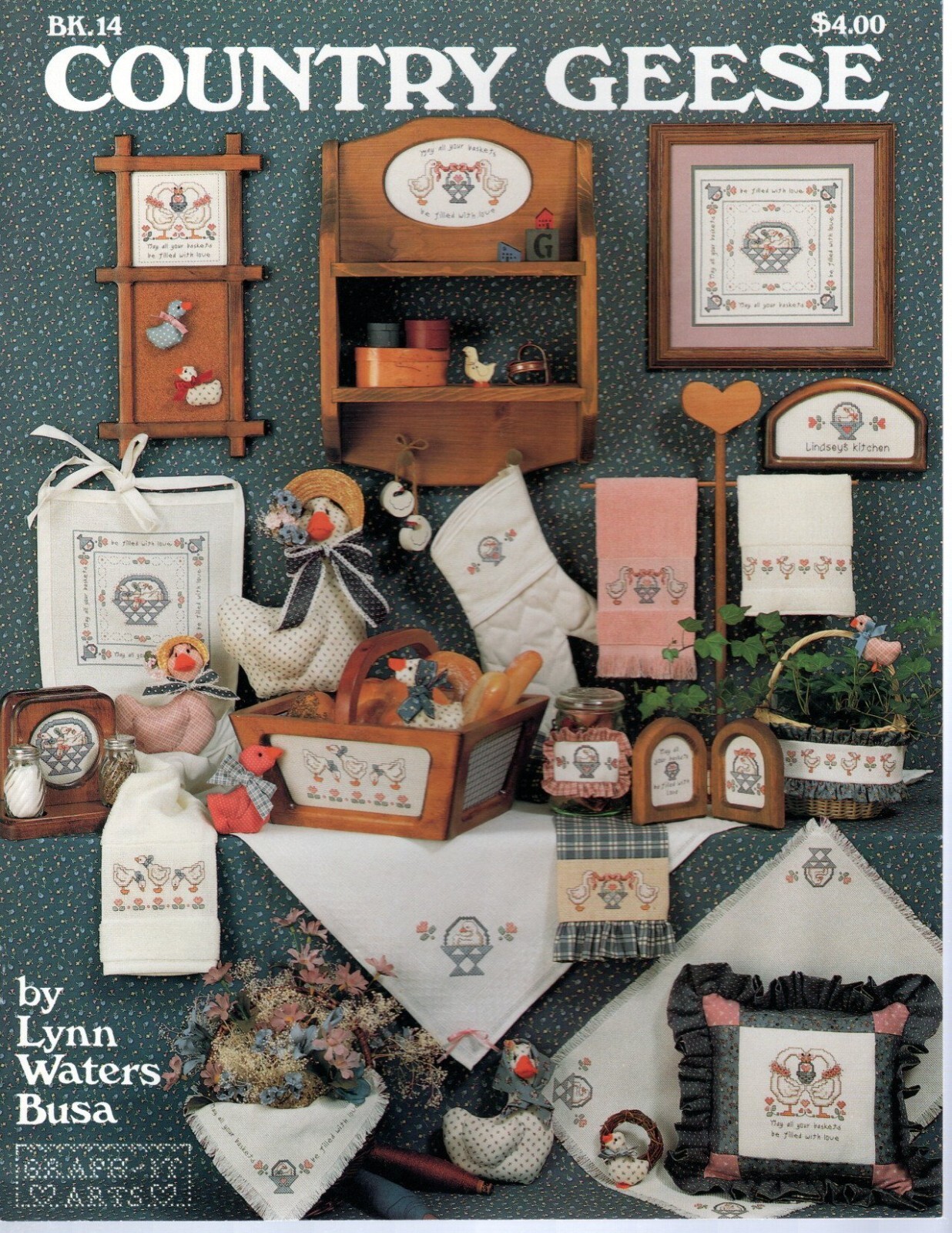 Graph-It-Arts COUNTRY GEESE Book 14 Cross Stitch Pattern Leaflet