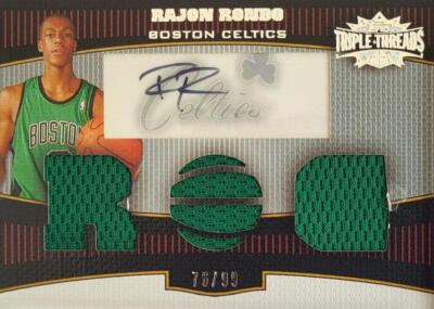 Rajon Rondo - 2007 - Topps Triple Threads - Jersey - Auto /99