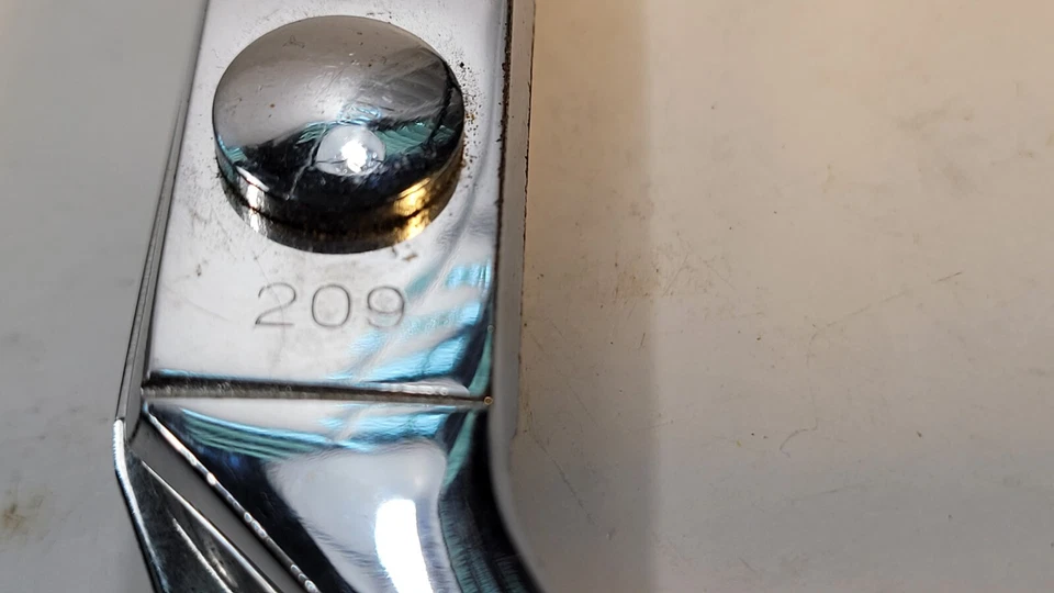 Vintage Sewing Singer No. 209 Pinking Shear Scissors Brazil 9 Inches - Image 4 of 4