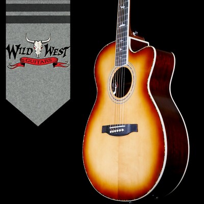 prs se a40e tobacco burst PRS SE A40E Ovangkol Side & Back Electric Acoustic Guitar Tobacco Burst