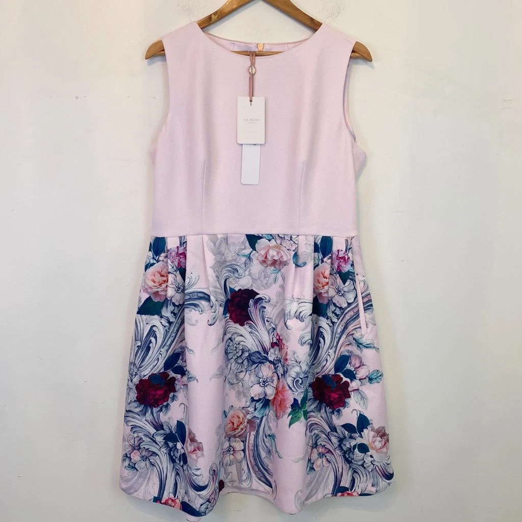 Baker light top pink floral dress