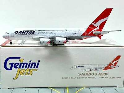 [値下げ]QANTAS航空AIRBUS A380 1/400 GeminiJets Airbus A380 Aircraft 