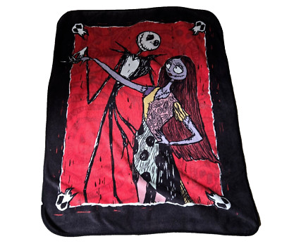 Disney Nightmare Before Christmas  Throw Blanket  Sally & Jack Fleece Jay Franco