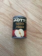 Vintage Motts Applesauce Can Toy Play Food