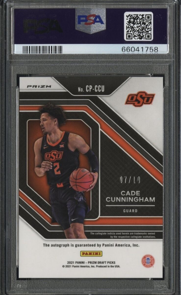 2021-22 Panini Prizm Draft Cade Cunningham RC Gold Shimmer 2021-22 Panini Prizm Draft Cade Cunningham RC Gold Shimmer