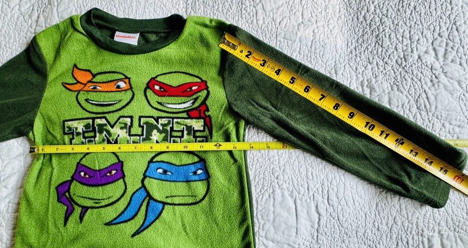 Nickelodeon 忍者海龟 2 件套睡衣套装 10 码羊毛 — 第 4/4 张图片