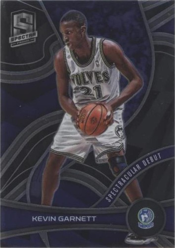 2021-22 PANINI SPECTRA SPECTRACULAR DEBUT KEVIN GARNETT #156