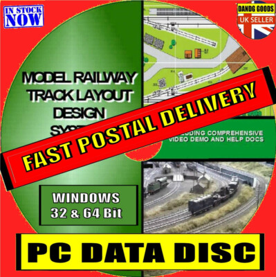 BESTE MODELLEISENBAHN GLEISANLAGE DESIGN EINFACH ZU BEDIENEN CAD SOFTWARE RESSOURCE PC CD